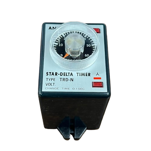 Anly Star Delta Timer TRD-N industrial electromechanical timer with adjustable dial and plug in housing