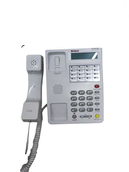 Aristel PABX AV series key phone 12 functions landline phone with keypad and handset