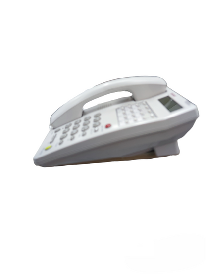 Aristel white landline phone PABX AV series key phone 12 functions with keypad and display screen