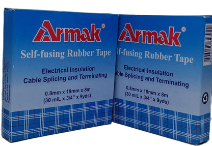 Armak self-fusing rubber tape for electrical insulation and cable splicing with insulating tape for electrical repairs