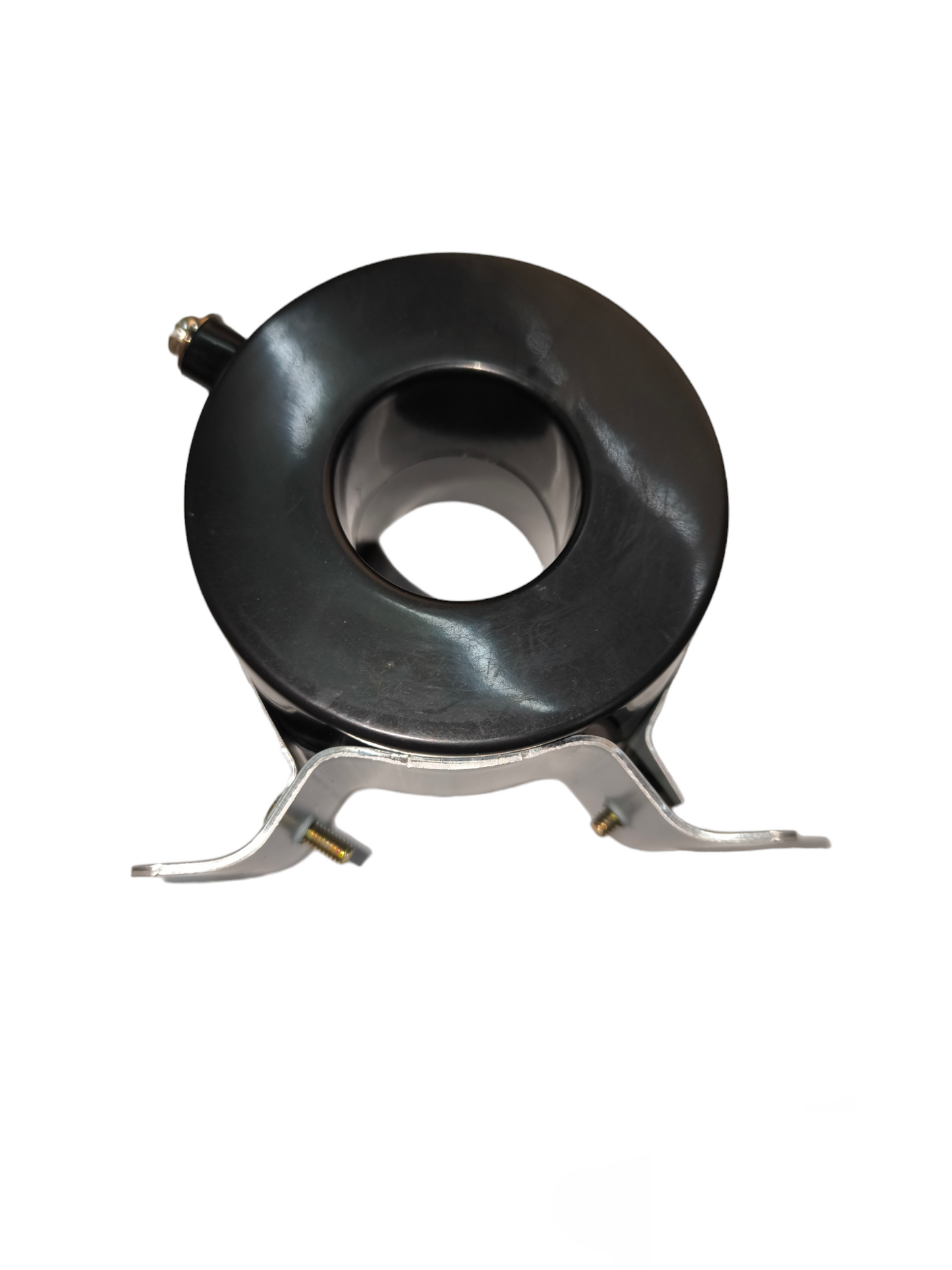 Auspicious electrical current transformer toroidal sensor with metal mounting bracket for door chime systems