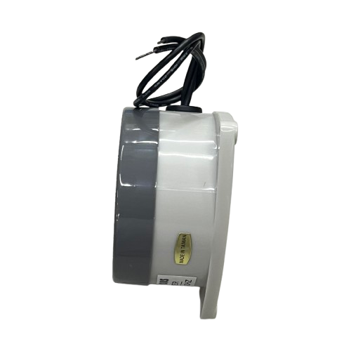 Auspicious electrical warning buzzer 110V mounted on a wall with a sleek design for alerts and notifications