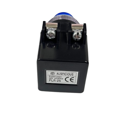Auspicious blue indicator pilot light with screw terminals Pilot Light 220V BLUE 25mm for control panels