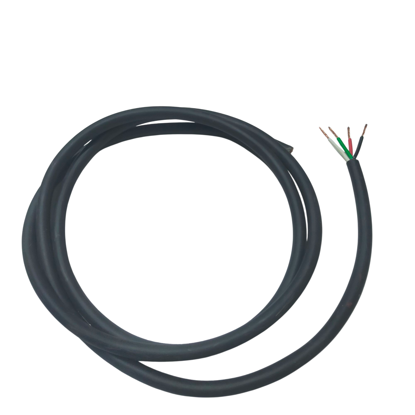 AWG 18 Royal Cord Power Cable 4C in flexible gray insulation for electrical wiring and connections
