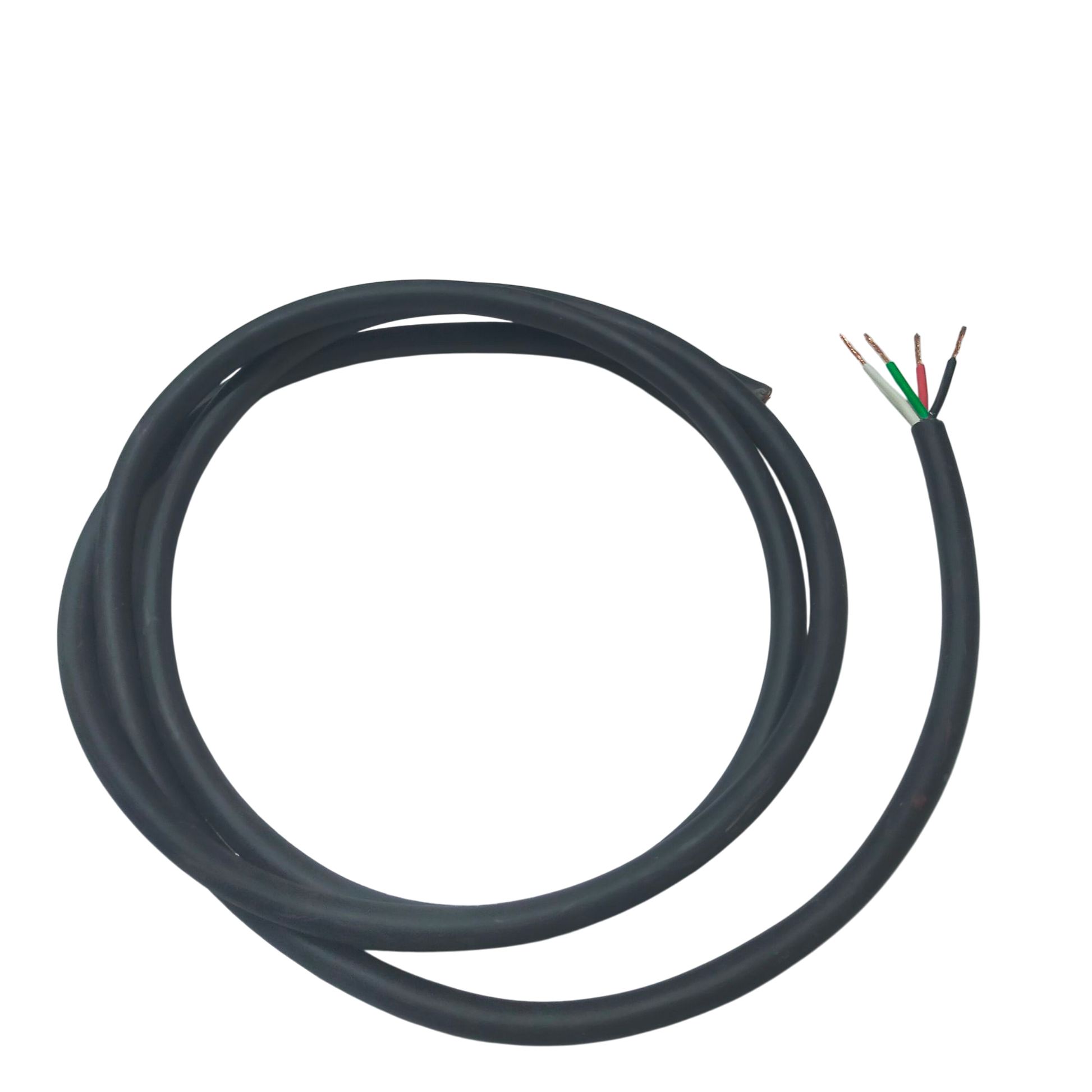 AWG 18 Royal Cord Power Cable 4C in flexible gray insulation for electrical wiring and connections