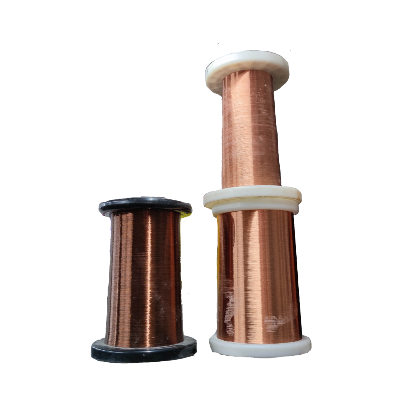 Philflex AWG 9 to AWG 32 magnet wire spools in various sizes for electrical applications