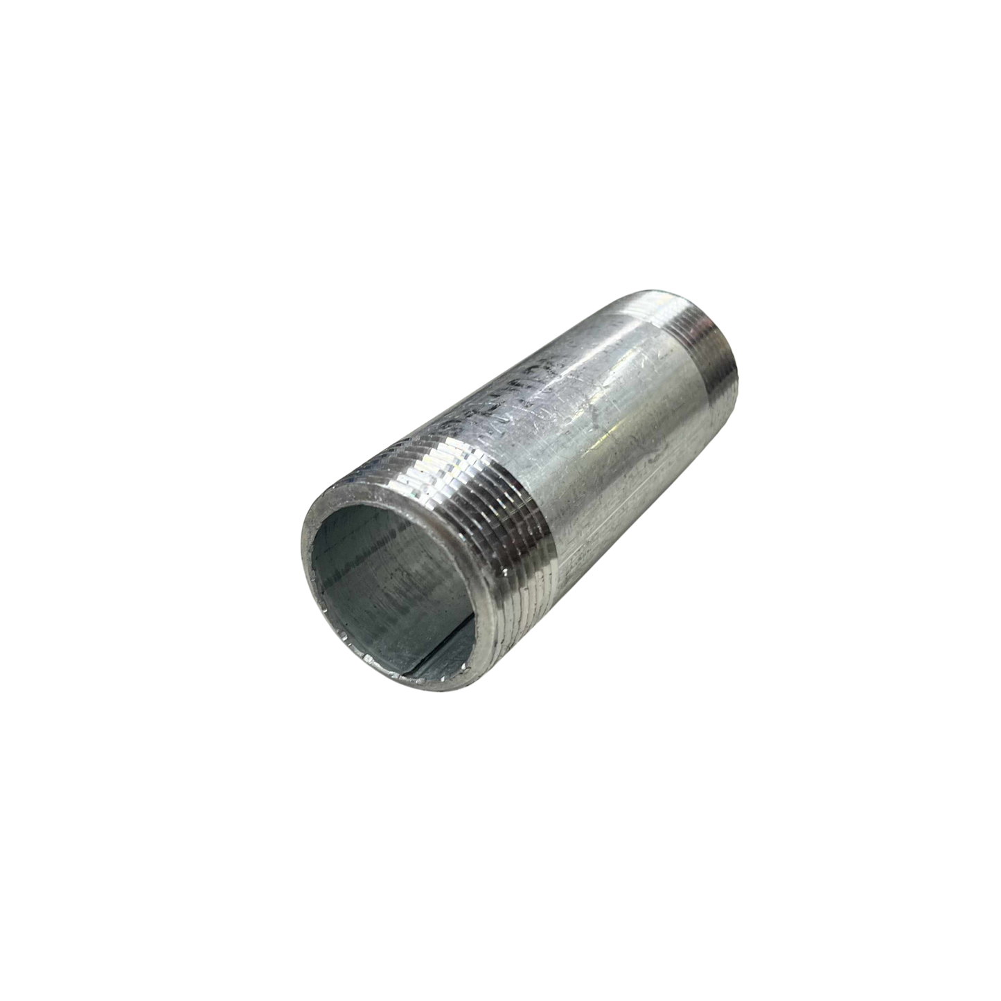 EMT Conduit Pipe Nipple 1 1/4 Inches x 4 Inches, Diameter 3.17cm x 9cm Length