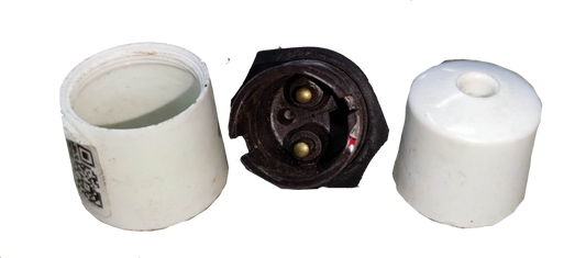 B22 hanging socket 250V lighting installation accessory in white and black parts from China