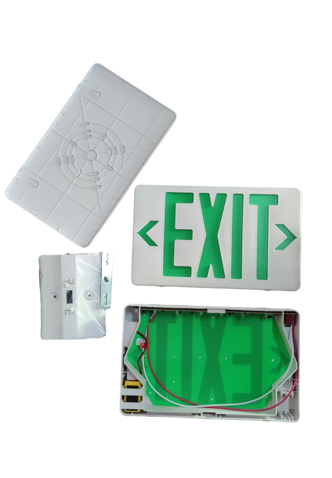Firefly Double Face Exit Light with Wall/ Ceiling Mount Option FEL228, LED Exit Sign Back to Back