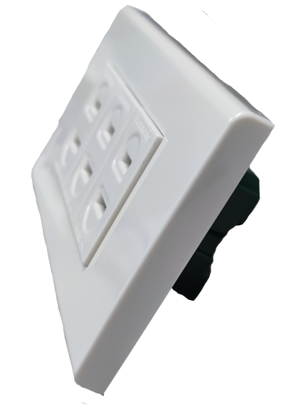 Panasonic 3 Gang Outlet, Convenience Outlet Flat Pin, C.O. Outlet Wall Outlet WEG1001-5(3PCS) / WEG6803