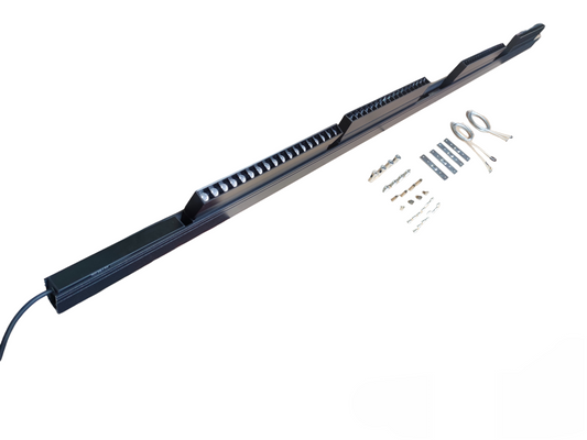 Magnetic Track Light 2 Meters 50mm with 4pcs 18W LED Foldable Grille Track Light 220V Warm White 3000K ( ILLUMIQ TERRA)