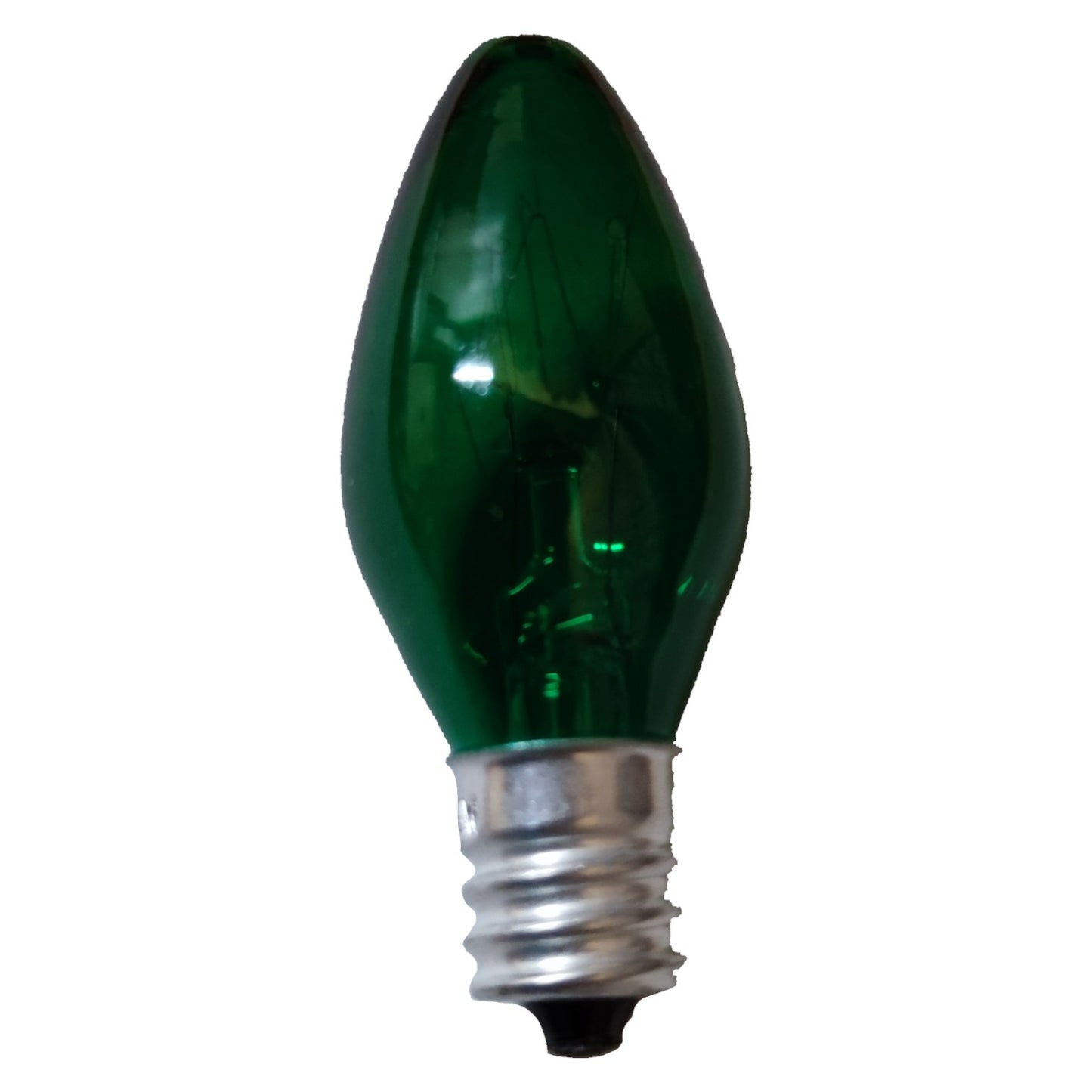 Pollux 5W Pilot Light E12 220V C7 1/2 Small Candle Shape Bulb Clear Tint Color Available in Clear, Green, Red, Blue and Yellow
