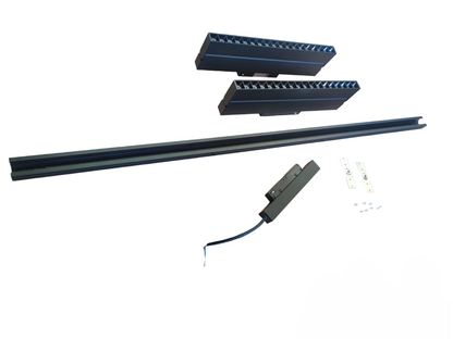 ILLUMIQ TERRA Magnetic Track Light 1 Meter 26mm with 2pc 18W LED Foldable Grille Track Light 220V Daylight 6500K