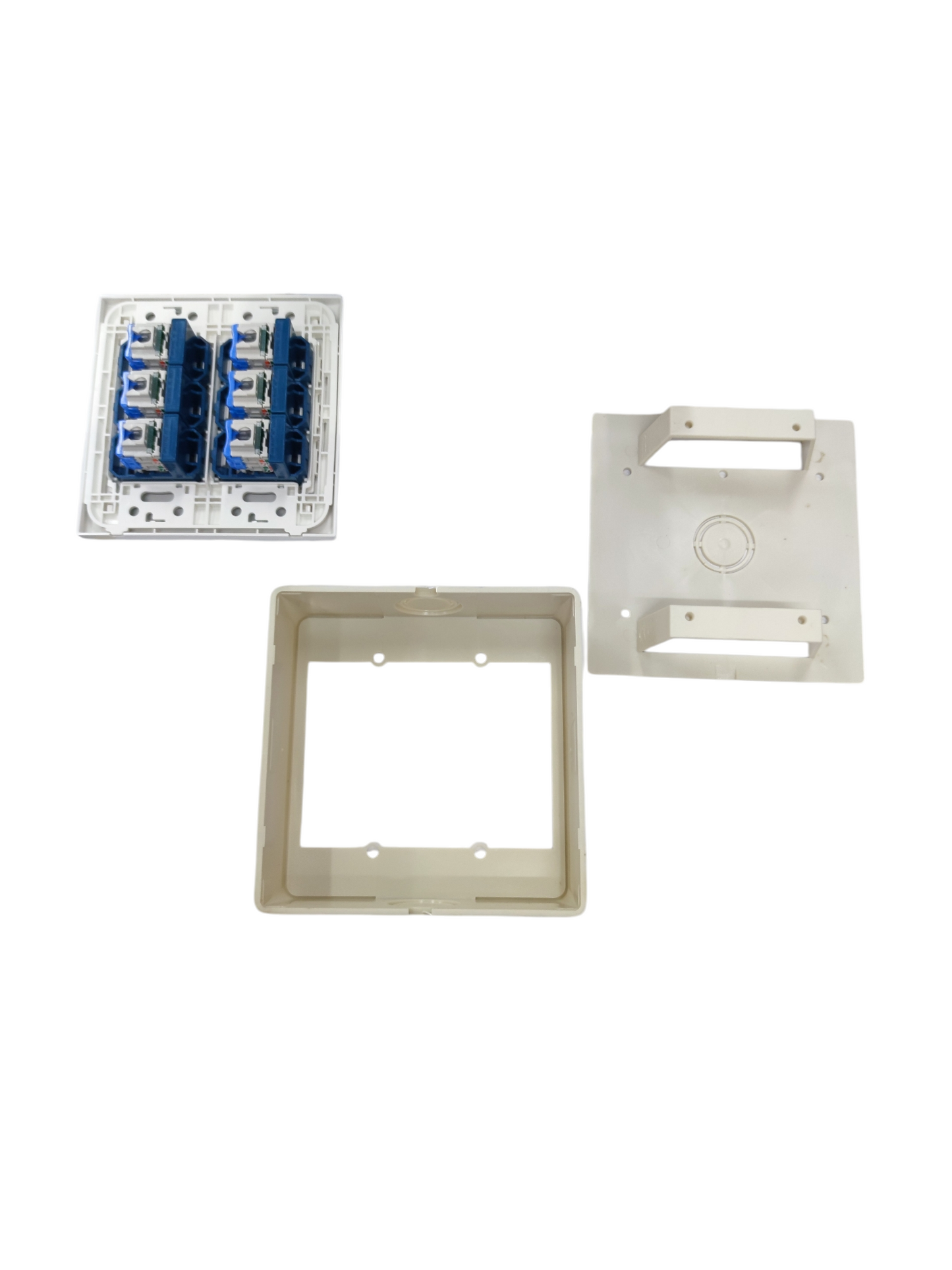 Panasonic 6 Gang LAN Outlet CAT6 with Utility Box WEG6806+(6XWEG24886)+Utility Box