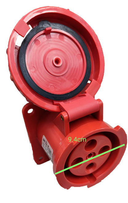 Grippes 63A 3P+E Industrial Outlet Chassis Type (4 Pins ) IEC 60309-2 # 334