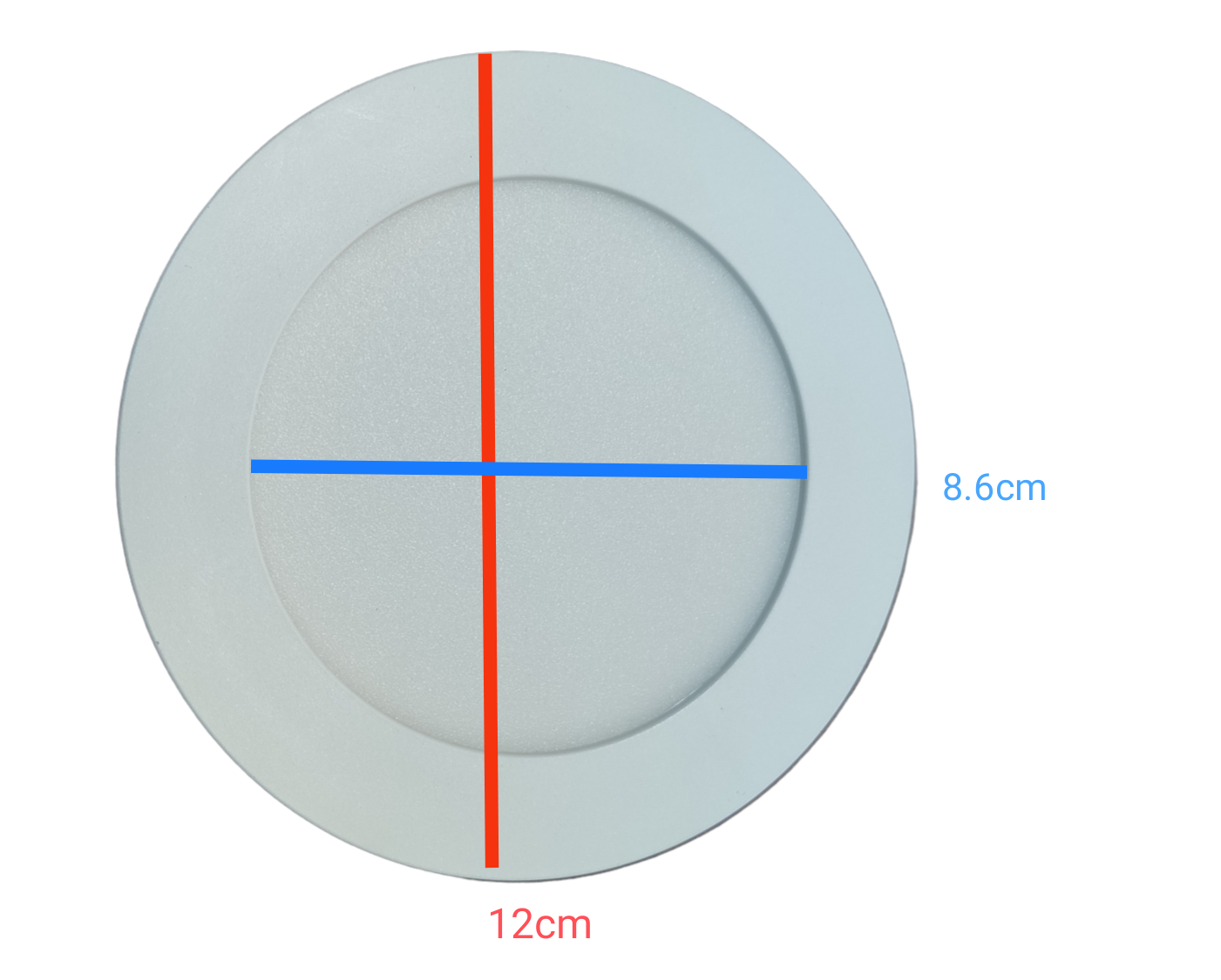 Ecolum 6W Daylight Surface Slim Downlight 4 inch 220V 6500K 4" LED Round Downlight