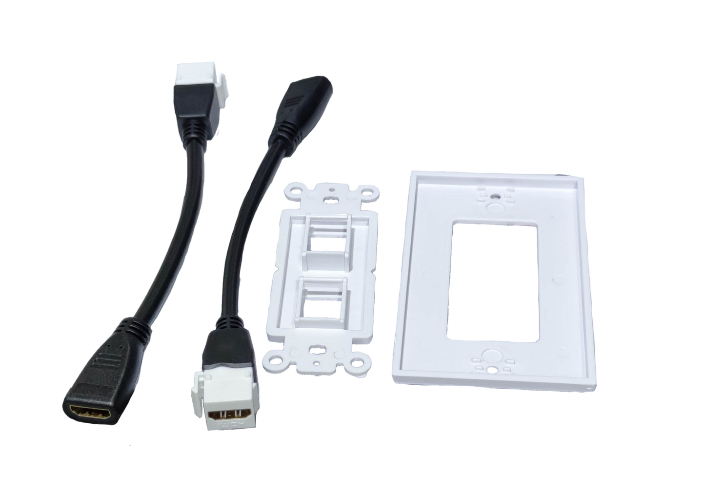 Grippes 2 Gang HDMI Outlet with Cord