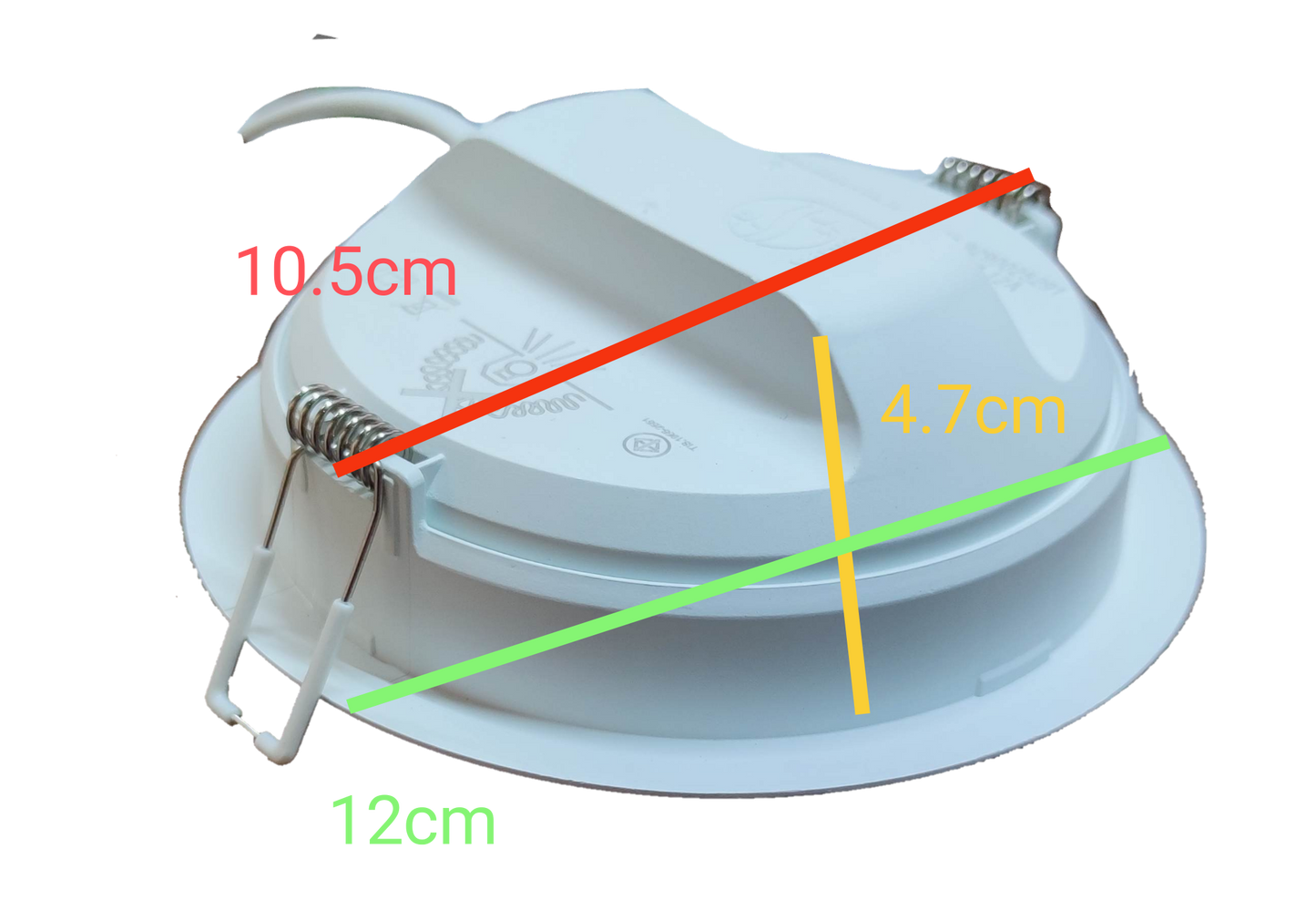 Philips LED Downlight 9W Warm White 220V (4.8") Philips Downlight 59449 Meson