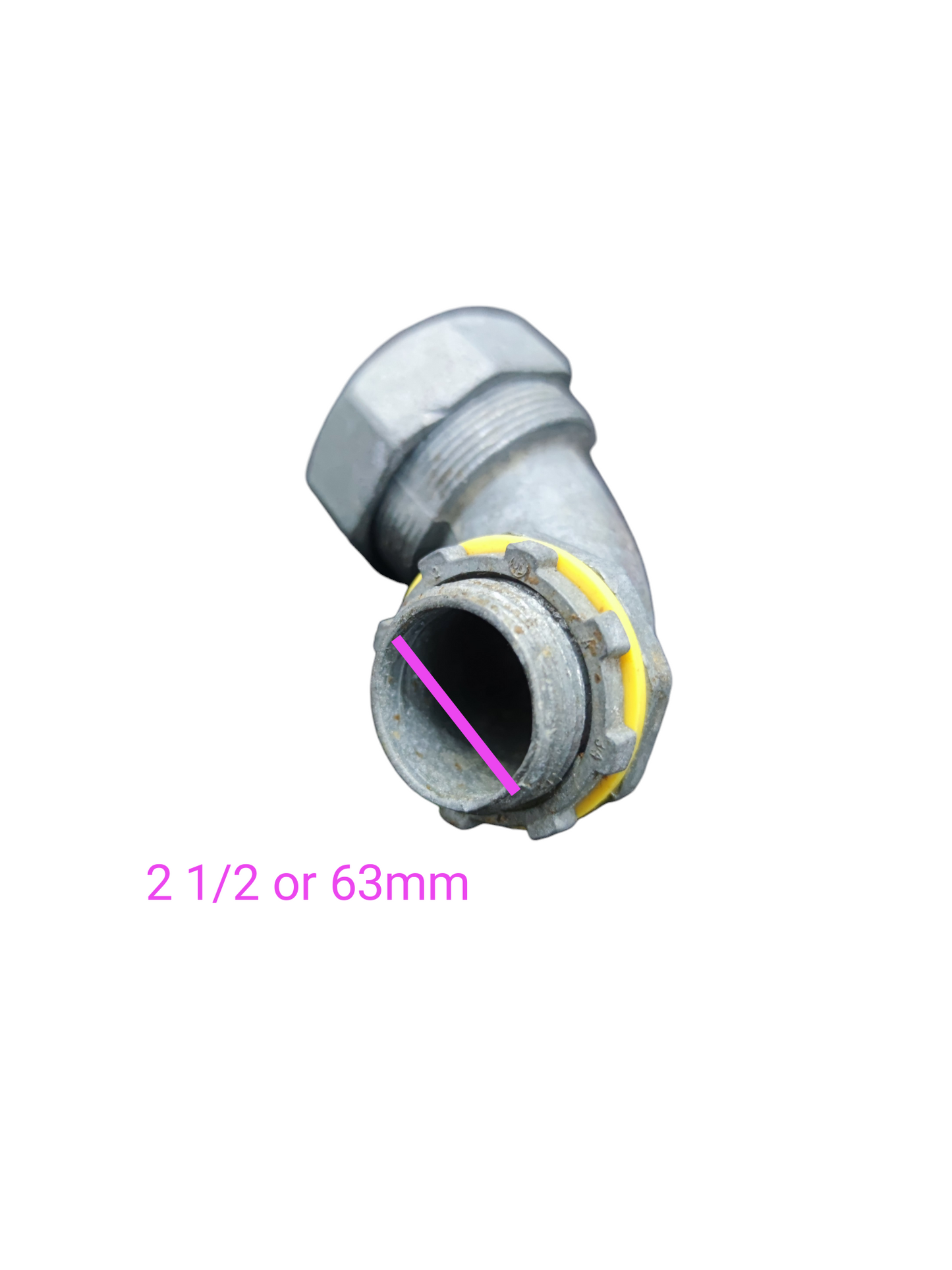 Liquid Tight Angle Connector, Liquid Tight Elbow Available in 1/2, 3/4, 1, 1 1/4, 1 1/2, 2, 2 1/2, 3" and 4"
