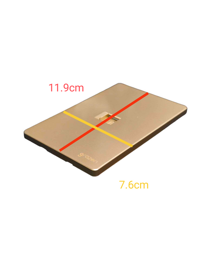 Grazen 1 Gang Telephone Outlet with Plate Cover Available in Black, White, Gray and Gold GW-016