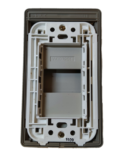 Panasonic Weatherproof Plate 1 Gang Wide Series, 1 Gang Weatherproof Plate Cover WEG7901