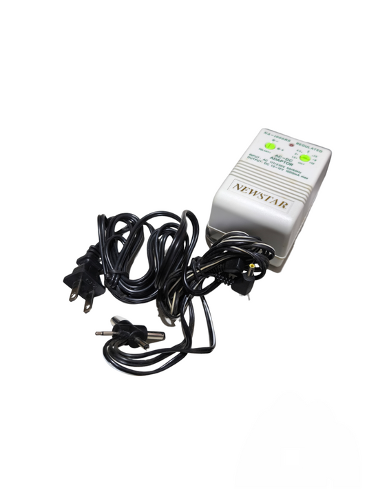 Newstar Universal Multiple Adaptor Regulated Power Supply 1000Ma Output Voltage 1.5, 3, 4.5, 6, 7.5, 9, 12V DC 220V / 110V input