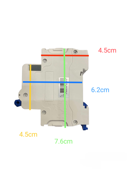 Royu 40A 2 Pole Miniature Circuit Breaker 4.5KAIC 220V RMB2P40C4