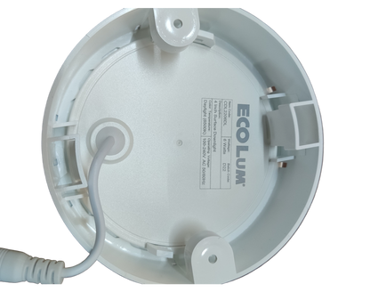 Ecolum 12W Daylight Surface Slim Downlight 6 inch 220V 6500K 6" LED Round Downlight
