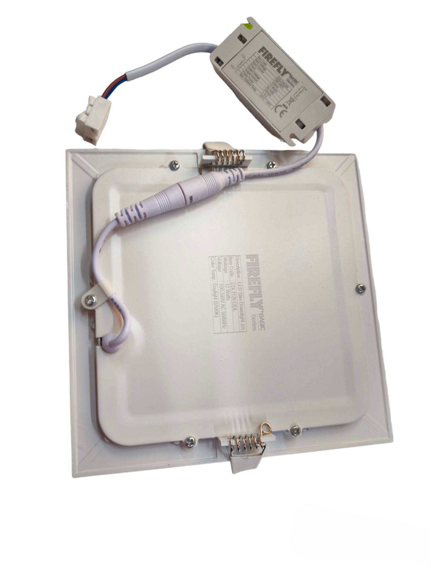 Firefly 12W LED Downlight Square Slim Design 220V Daylight 6500K