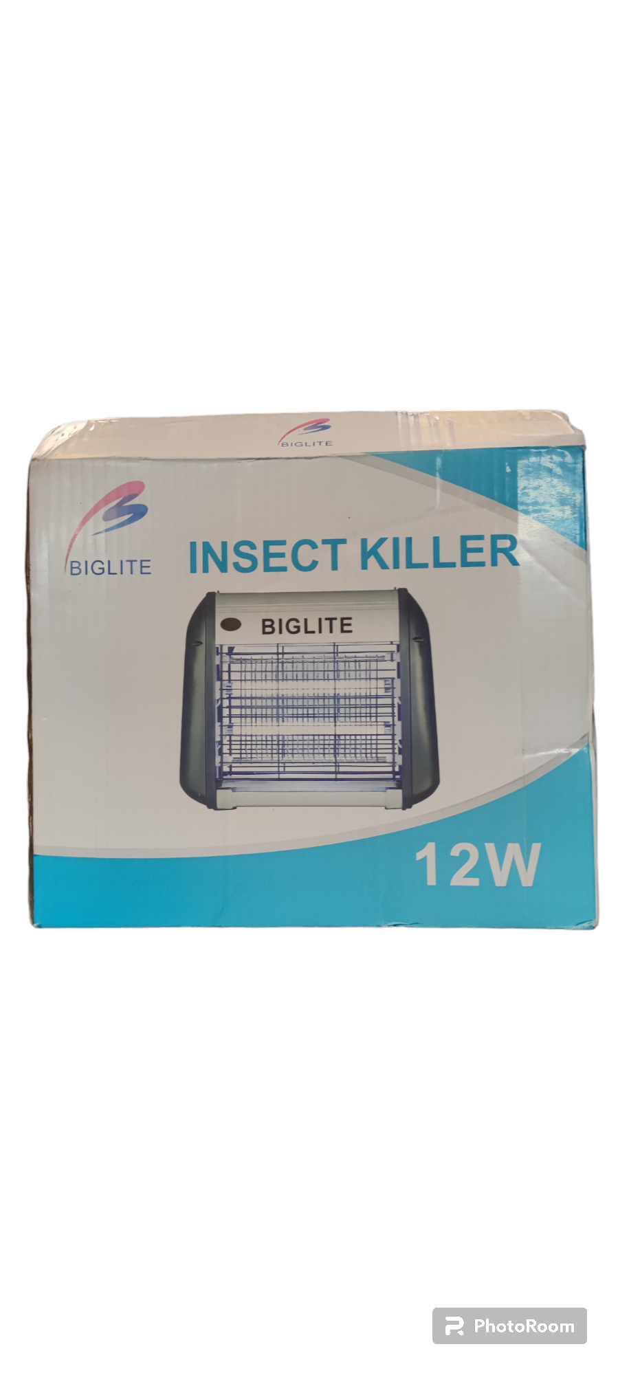 Electx Electrical Supply 12W insect killer electric in blue and white packaging with protective grill