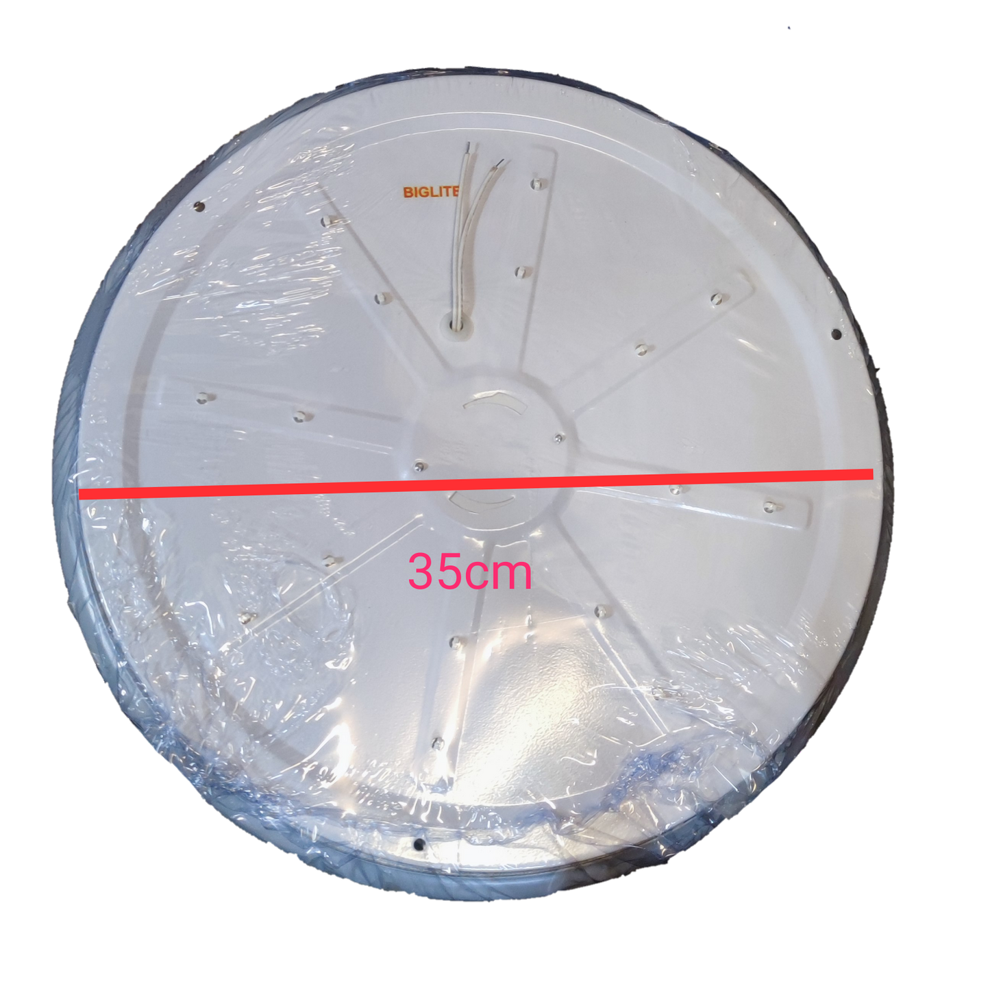 24W LED ceiling light 220V from China with 35cm diameter and white round design