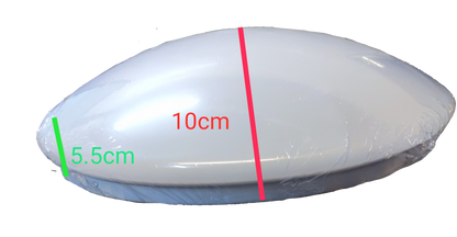 24W LED ceiling light 220V white round slim design with measurements shown for size