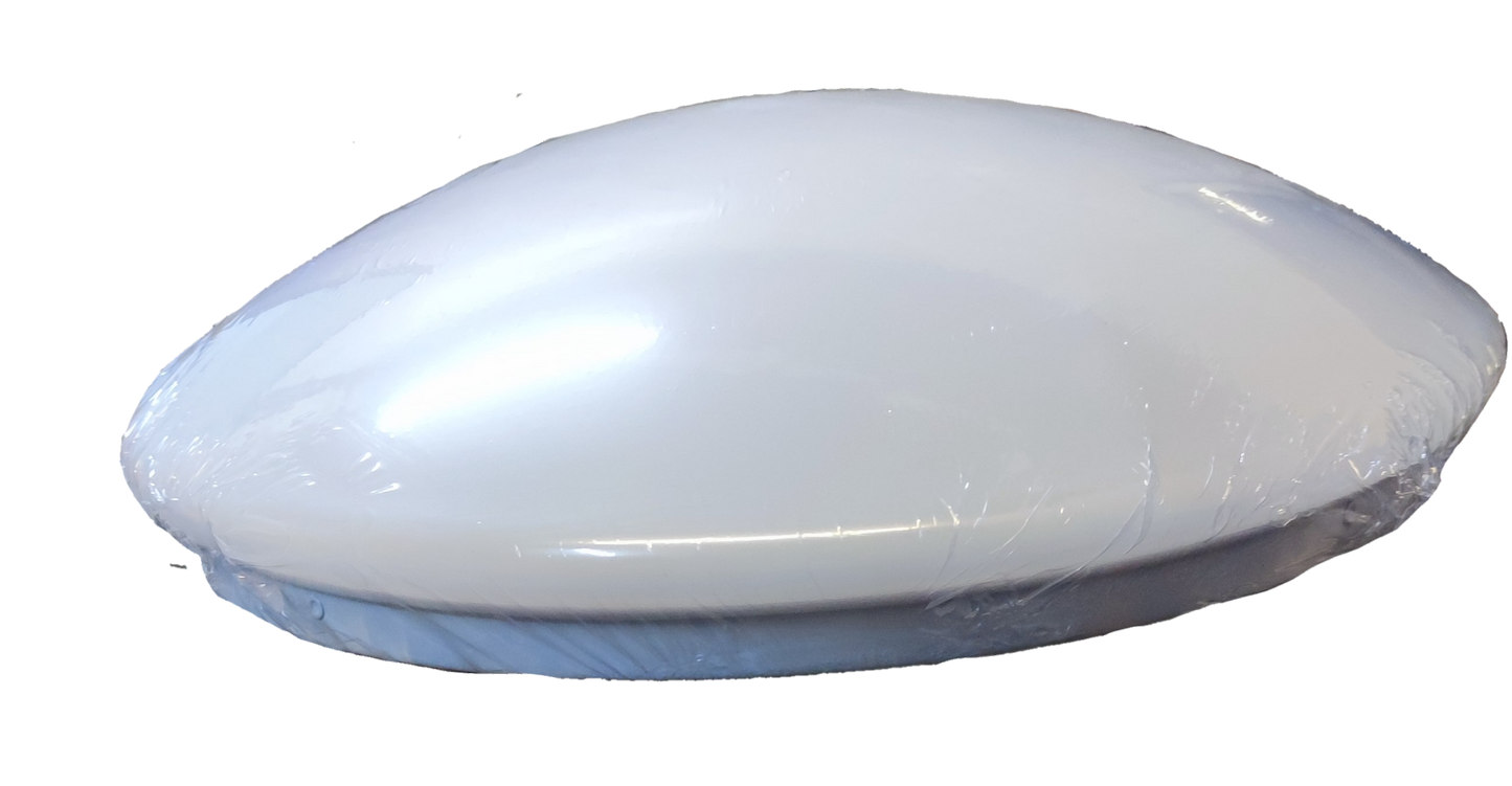 White modern 24W LED ceiling light 220V from China with sleek curved design