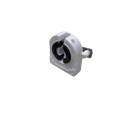 BJB fluorescent T8 snap fit holder designed for easy fluorescent tube installation