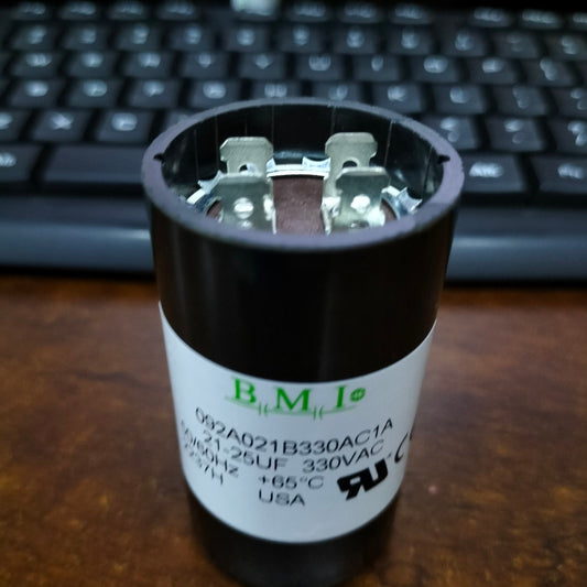 BMI Starting Capacitor 21-25MFD 330V for reliable motor performance and efficiency