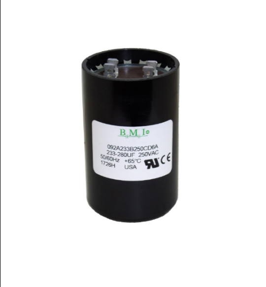 BMI 233-280MFD AC capacitor 250V for electrical applications with reliable performance