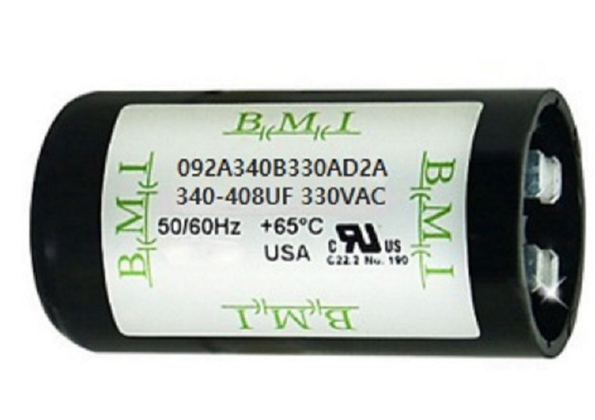 BMI 340-408MFD AC Starting Capacitor for reliable electrical circuit performance and energy efficiency