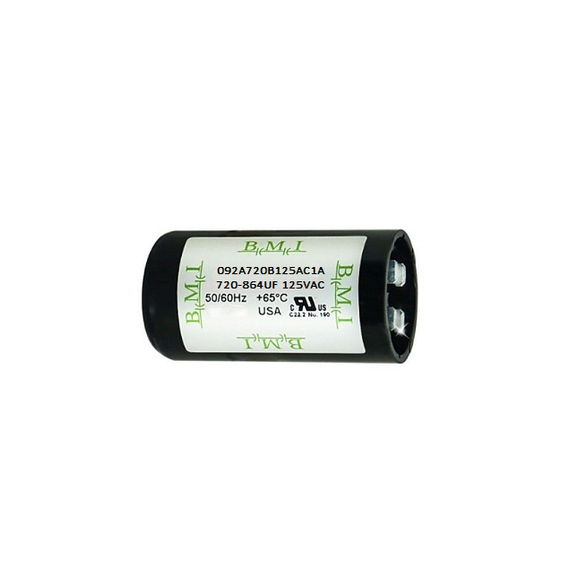 BMI Moto Starting Capacitor 720-864UF for efficient motor start-up and performance