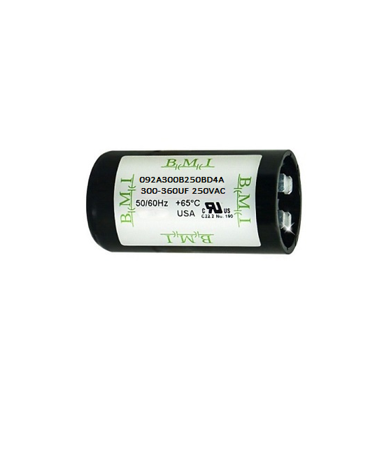 BMI Motor Start Capacitor 300-360uF for enhanced motor performance in electrical applications
