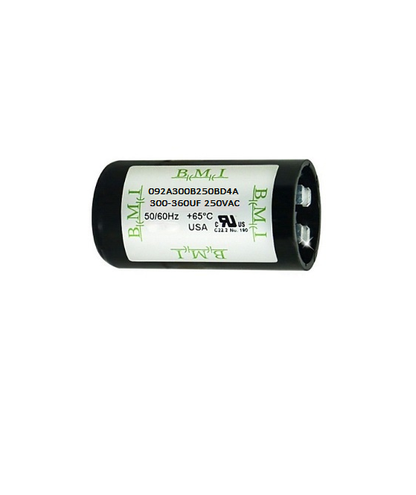 BMI Motor Start Capacitor 300-360uF for enhanced motor performance in electrical applications