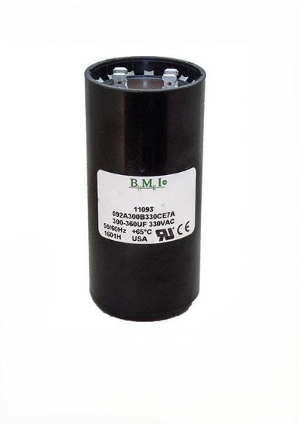 BMI Motor Start Capacitor 300-360uF for efficient motor performance in electrical circuits