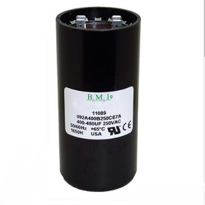 BMI Motor Starting capacitor 400-480UF designed for efficient electrical performance in circuits