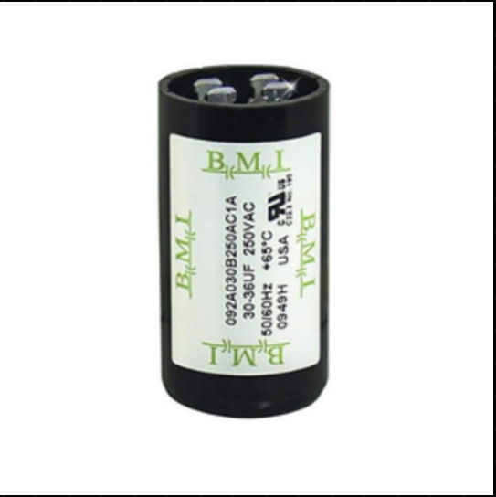 BMI motor starting capacitor 30-36uf 250v for efficient electrical circuit applications