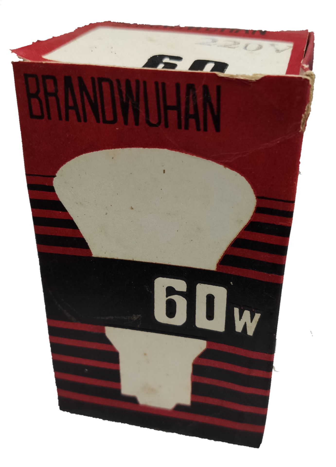 Wuhan incandescent Bulb 60W 220V E27 in vintage red and black packaging