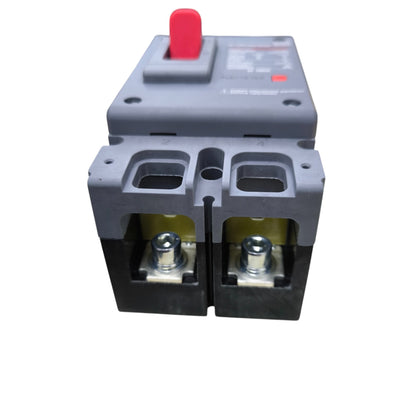 Himel breaker 200A 2 Pole 220V 36KAIC 400V AC with red switch and dual terminal connectors