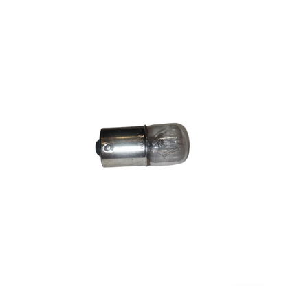 China made Bulb B15 24V 5W Single Contact incandescent bulb with clear glass and metallic base