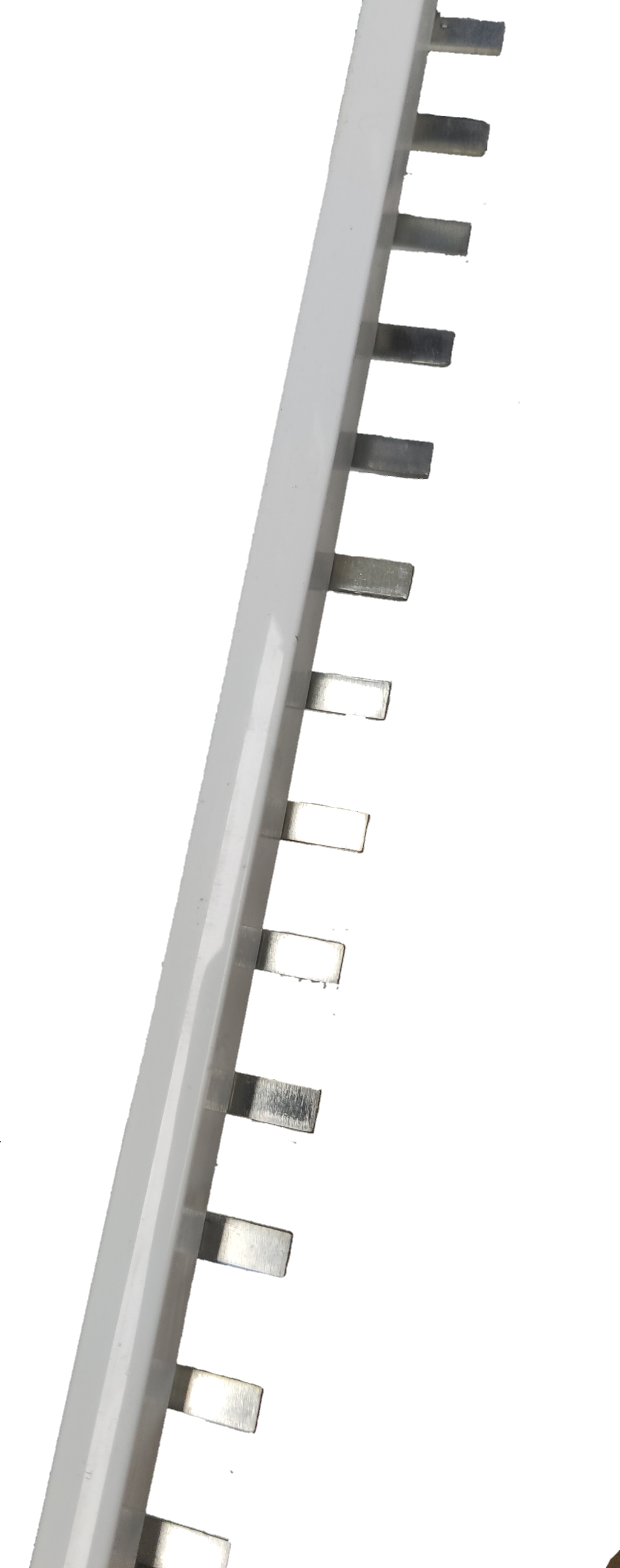 Electx Electrical Supply Bus Bar 10 Pins 2 Pole Single Phase electrical circuitry part close-up