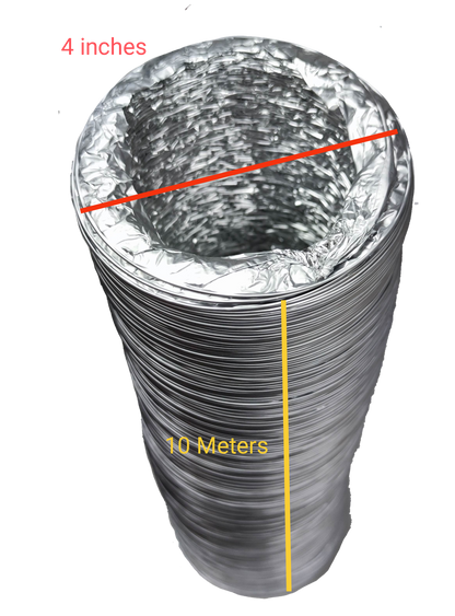 Tailee 4 inch flexible air duct 10 meters long for stoves and cooktops buy 4 inch flexible air duct online