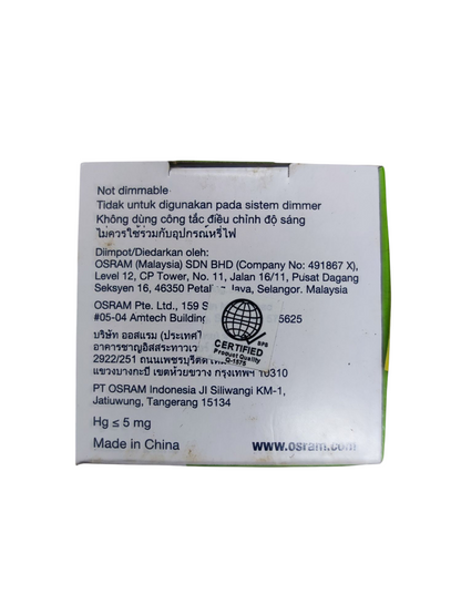 Osram 13W Warm White CFL E27 220V Spiral (Duluxstar Mini Twist)