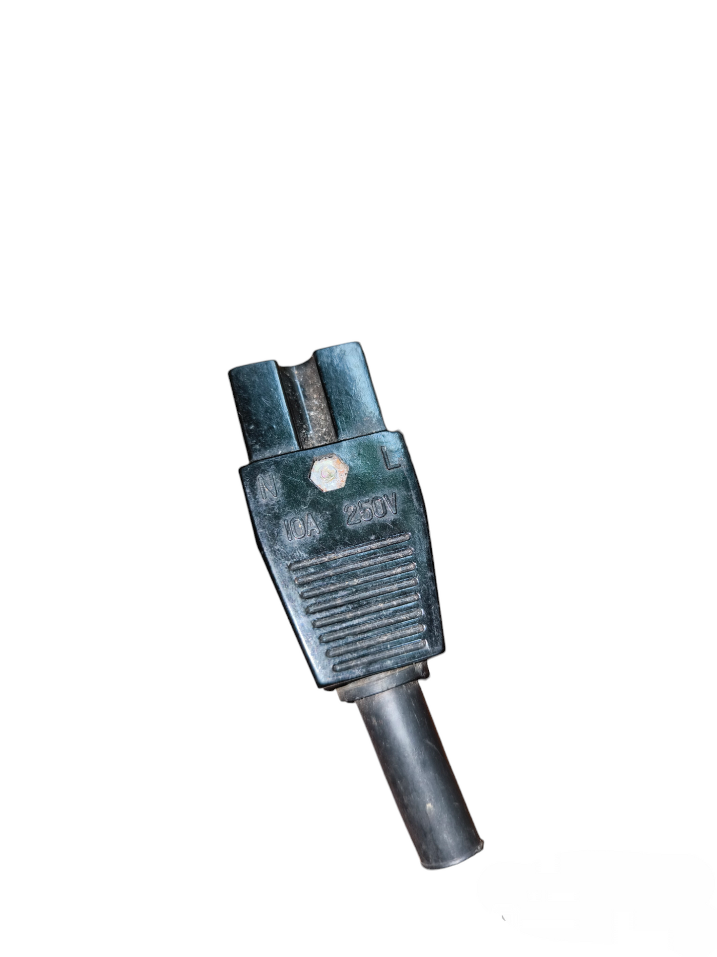 Electx Electrical Supply C14 Connector with Groove 10A 250V black electrical plug for power supply